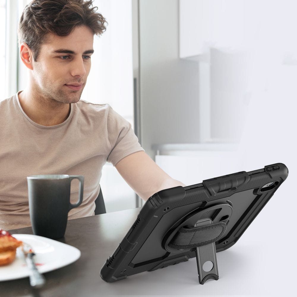 Schutzhülle für iPad Air 11" 7 / 6 gen. 2025 / 2024, Tech-Protect Solid360, Schwarz