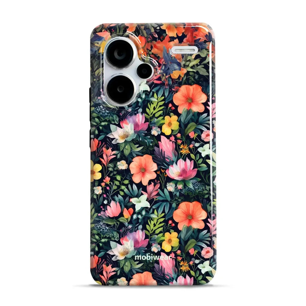 Handyhülle für Xiaomi Redmi Note 13 Pro Plus 5G, Mobiwear Elite Pro, Bunt-Blumig