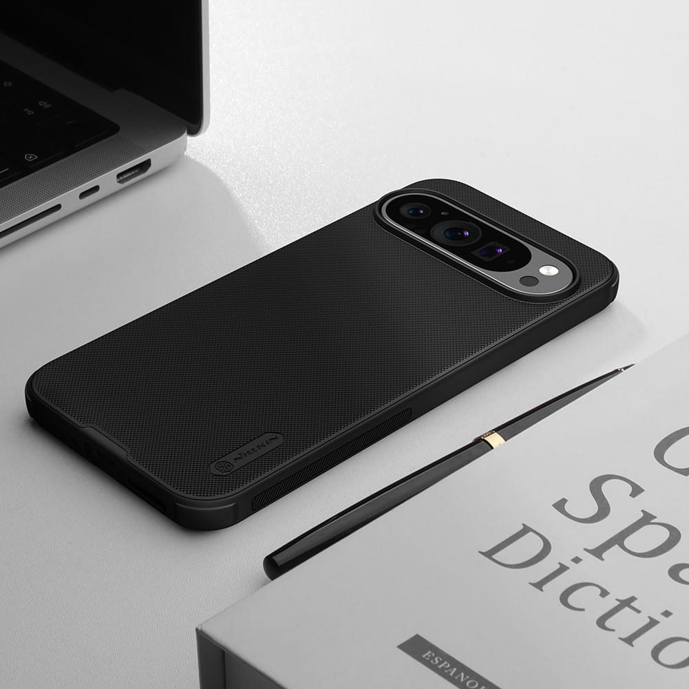 Handyhülle für Google Pixel 9 Pro XL, Nillkin Super Frosted Shield Pro, Schwarz