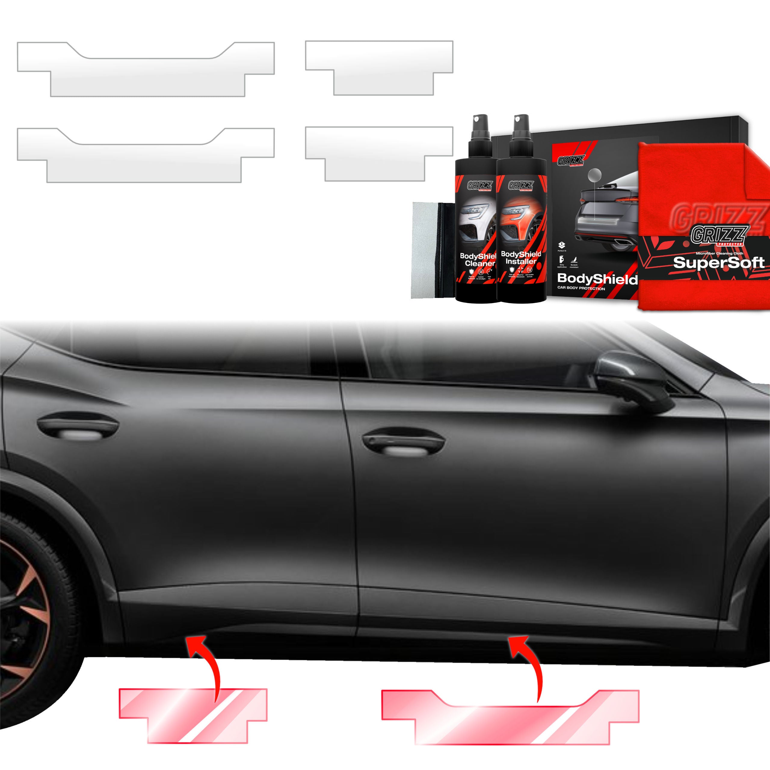 4in1 Schutzfolie Grizz Protector für Schweller - Cupra Formentor (2020-2024)