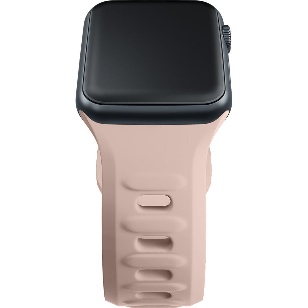 Armband für Apple Watch 38/40/41/42 mm, 3mk Silicone Watch Strap, Beige