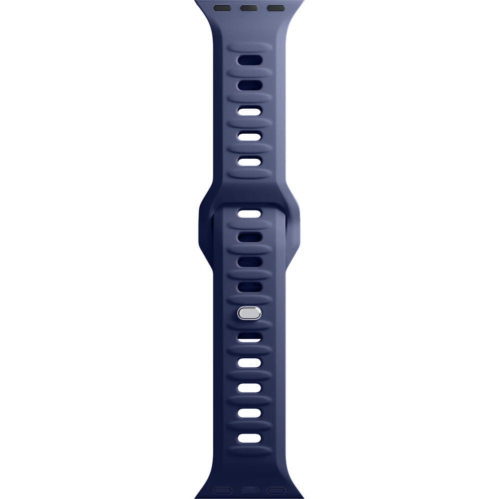 Armband für Apple Watch 49/46/45/44 mm, 3mk Silicone Watch Strap, Dunkelblau