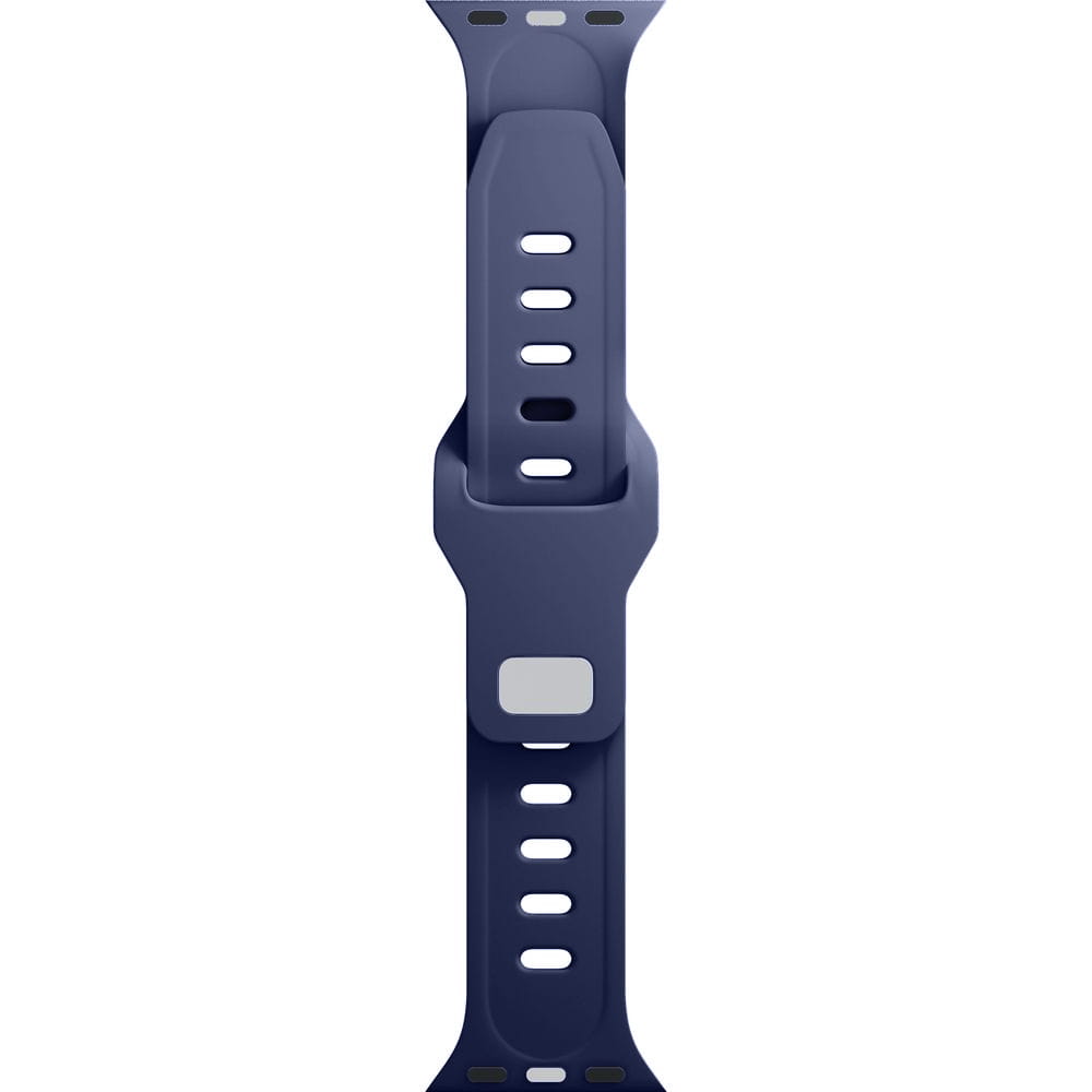 Armband für Apple Watch 49/46/45/44 mm, 3mk Silicone Watch Strap, Dunkelblau