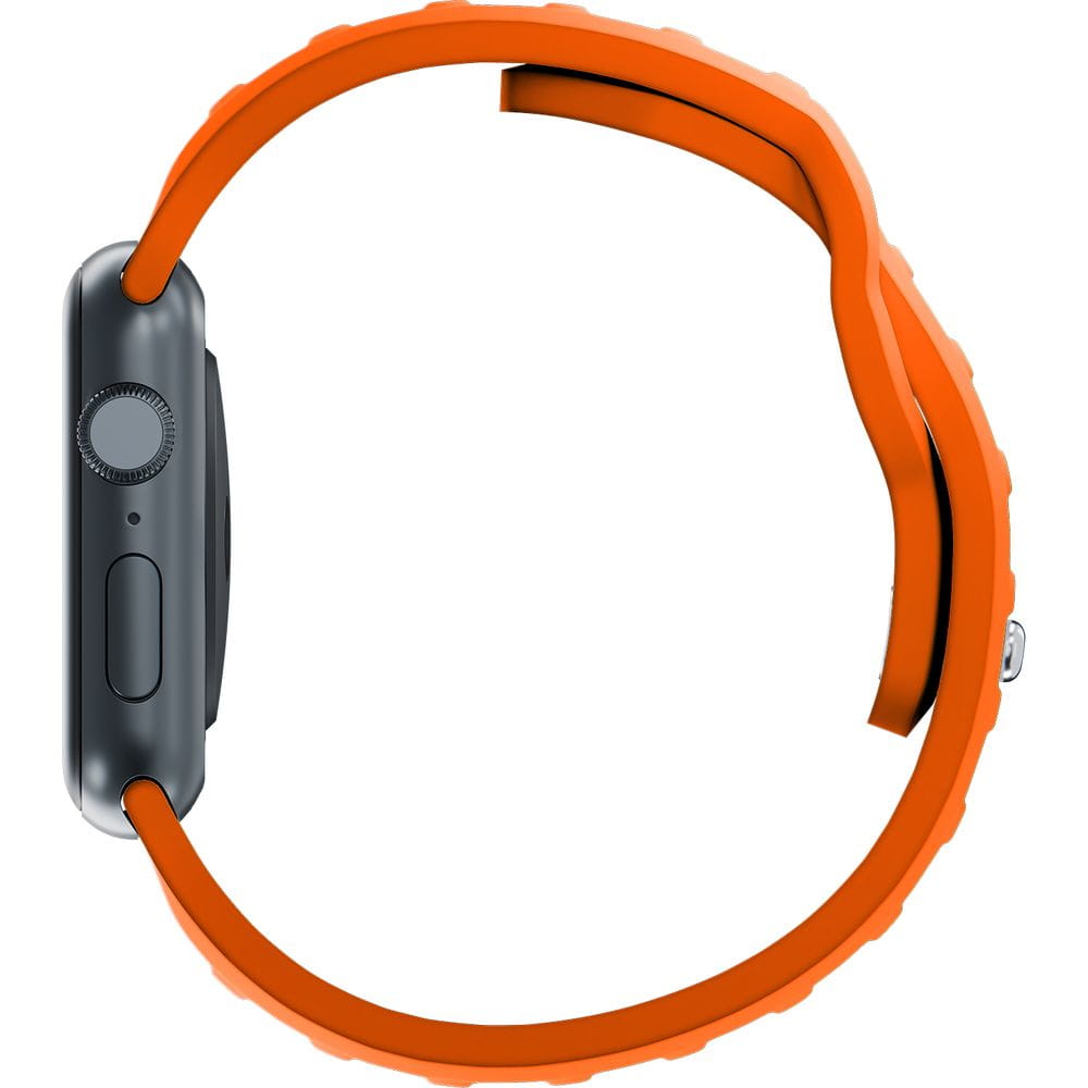 Armband für Apple Watch 49/46/45/44 mm, 3mk Silicone Watch Strap, Orange