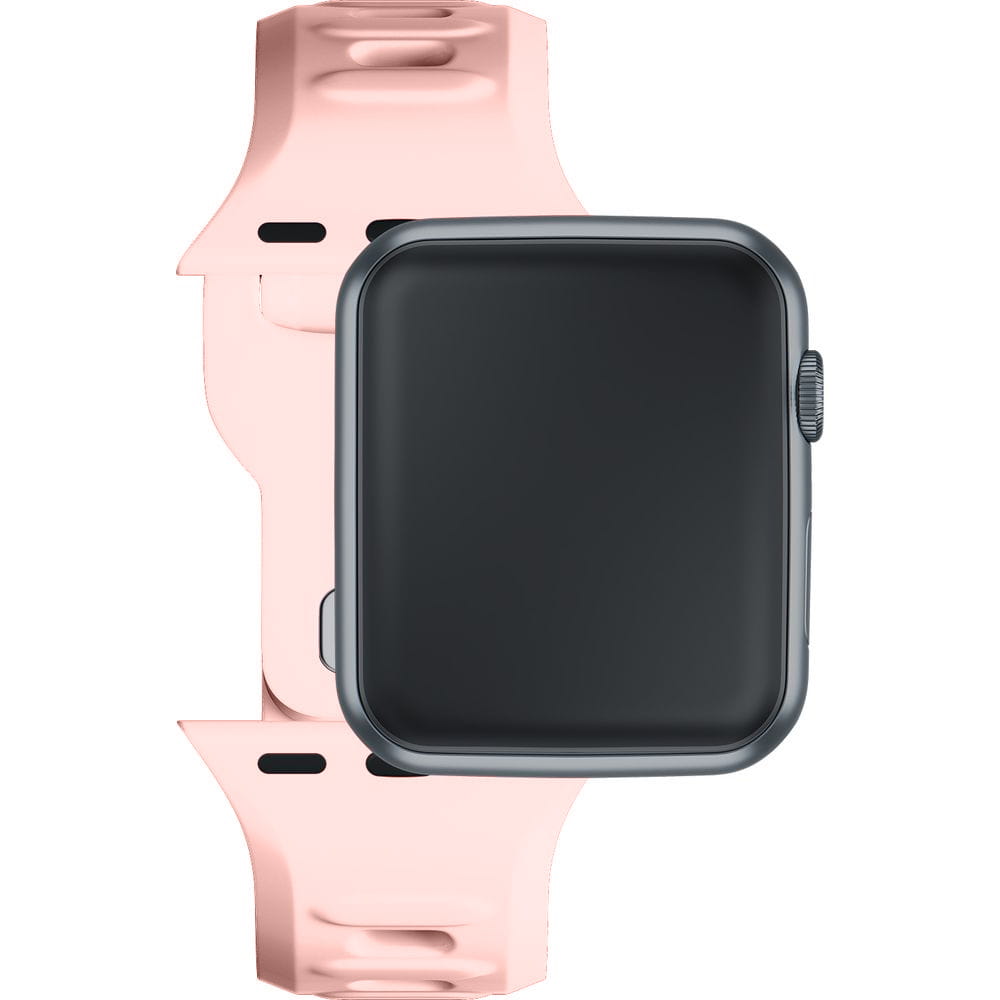 Armband für Apple Watch 49/46/45/44 mm, 3mk Silicone Watch Strap, Rosa