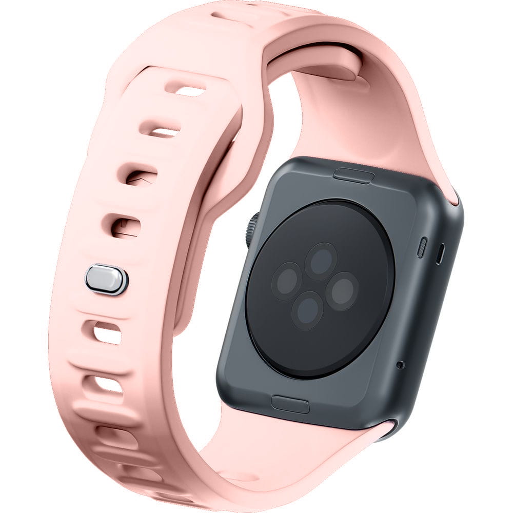Armband für Apple Watch 49/46/45/44 mm, 3mk Silicone Watch Strap, Rosa