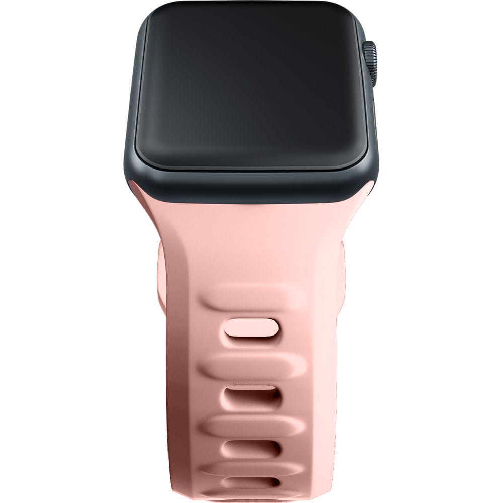 Armband für Apple Watch 49/46/45/44 mm, 3mk Silicone Watch Strap, Rosa