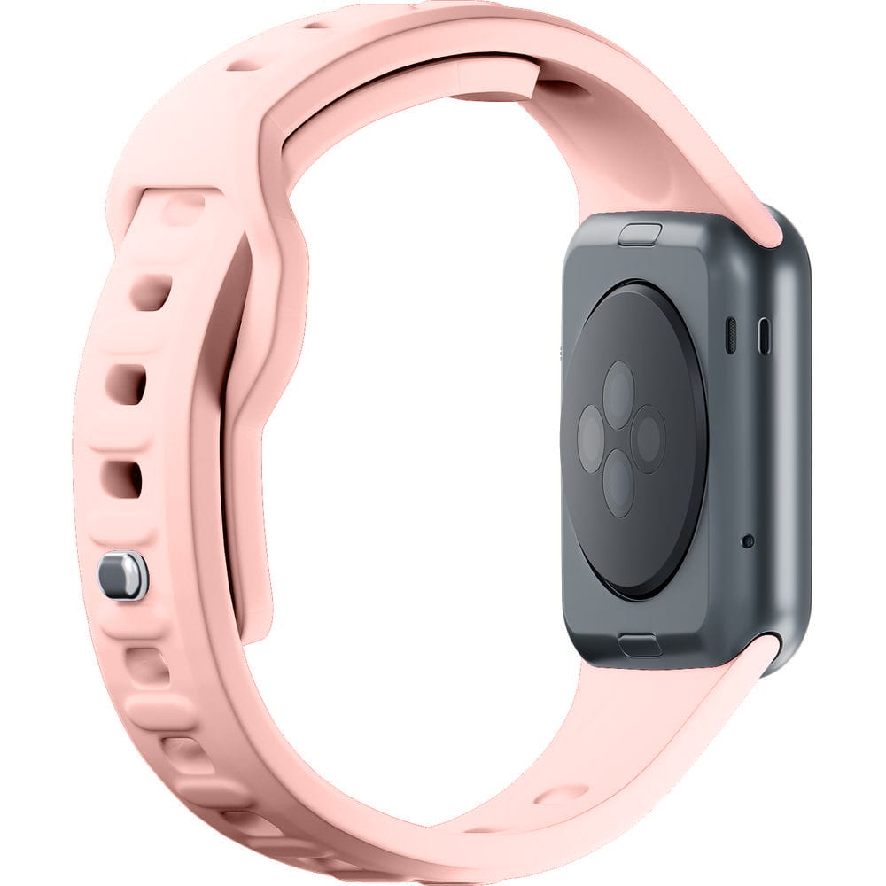 Armband für Apple Watch 49/46/45/44 mm, 3mk Silicone Watch Strap, Rosa