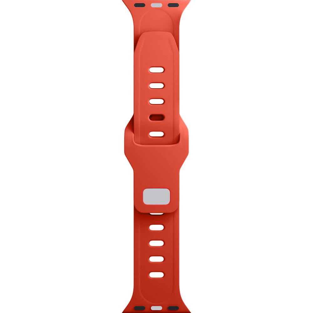 Armband für Apple Watch 49/46/45/44 mm, 3mk Silicone Watch Strap, Rot