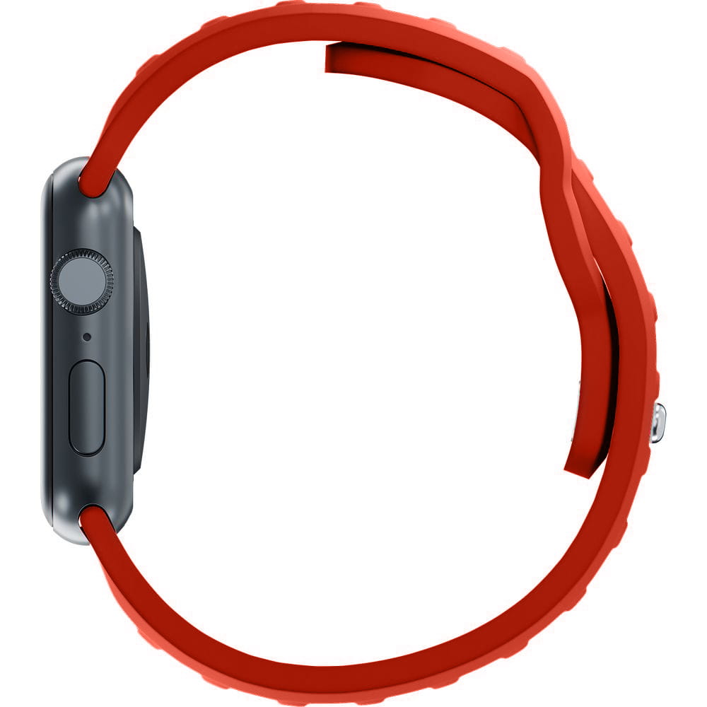 Armband für Apple Watch 49/46/45/44 mm, 3mk Silicone Watch Strap, Rot