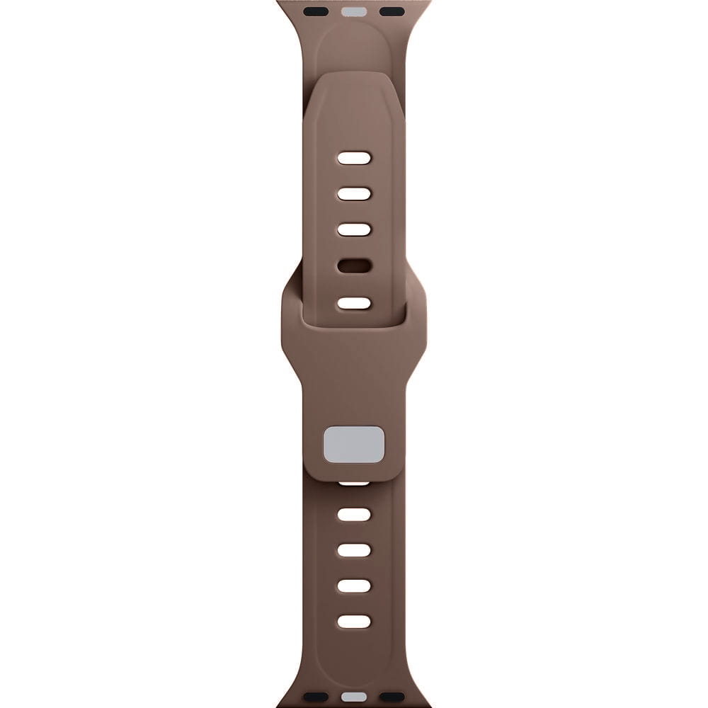 Armband für Apple Watch 49/46/45/44 mm, 3mk Silicone Watch Strap, Braun