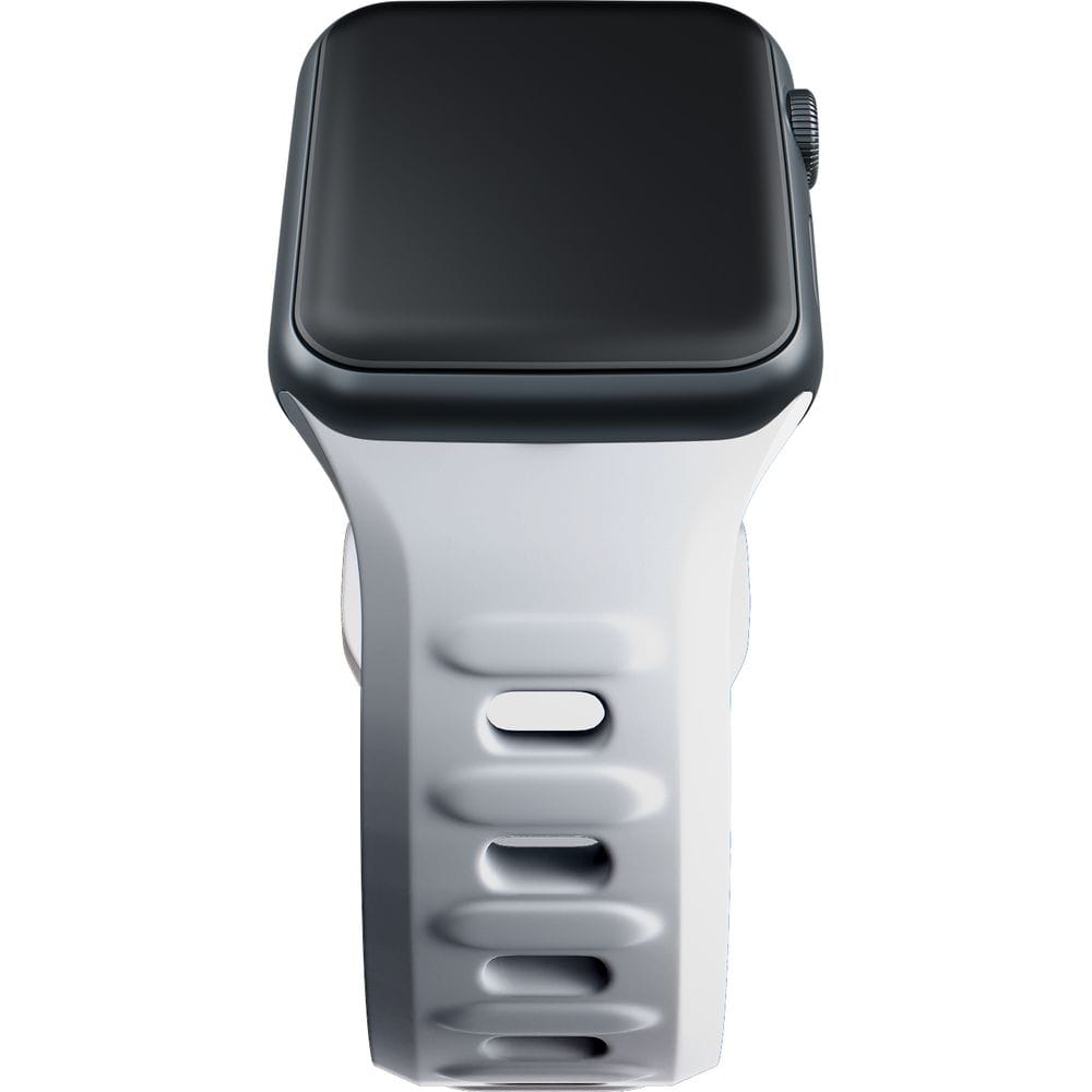 Armband für Apple Watch 49/46/45/44 mm, 3mk Silicone Watch Strap, Weiß