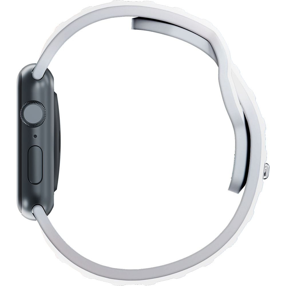 Armband für Apple Watch 49/46/45/44 mm, 3mk Silicone Watch Strap, Weiß