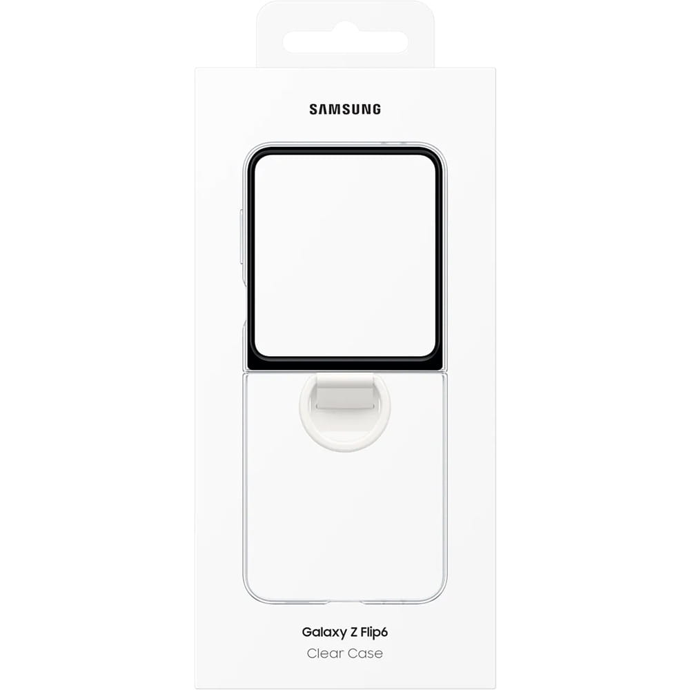 Handyhülle für Galaxy Z Flip7 FE / Z Flip6, Samsung Clear Case, Transparent