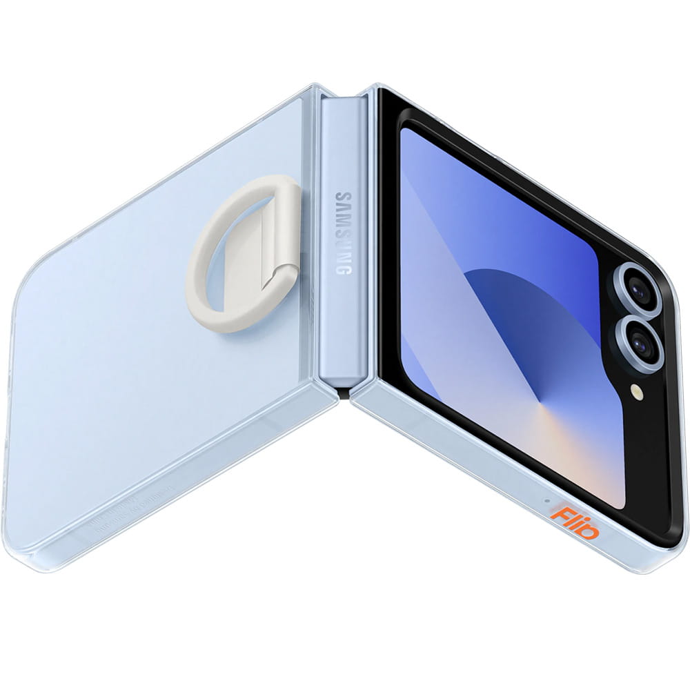 Handyhülle für Galaxy Z Flip7 FE / Z Flip6, Samsung Clear Case, Transparent