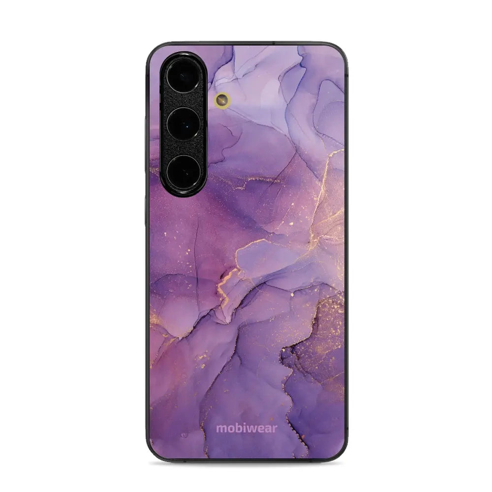 Handyhülle für Galaxy S24 FE, Mobiwear Glossy Case, Violett