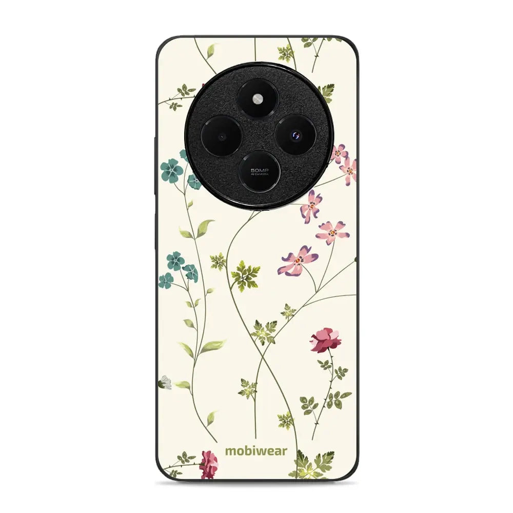 Handyhülle für Xiaomi Redmi 14C 4G, Mobiwear Glossy Case, Idyllische Blüte
