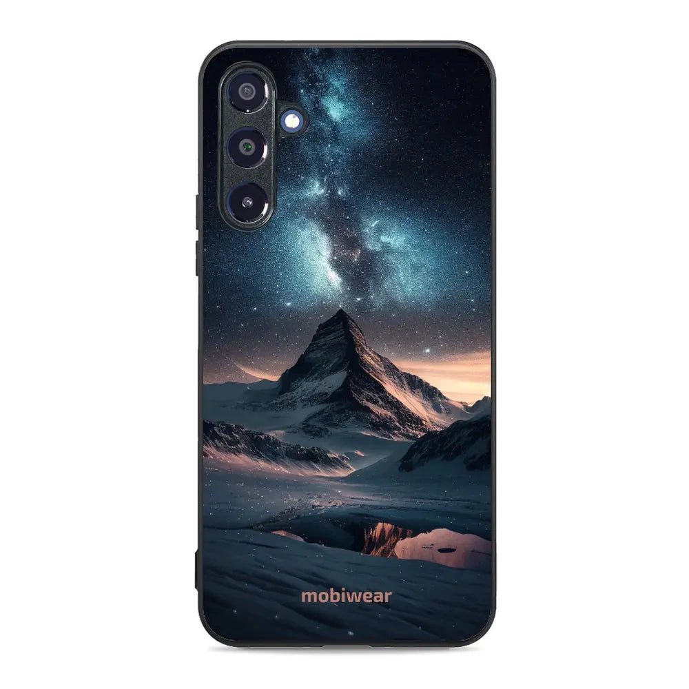Handyhülle für Galaxy A16 5G, Mobiwear Glossy Case, Nachtberg