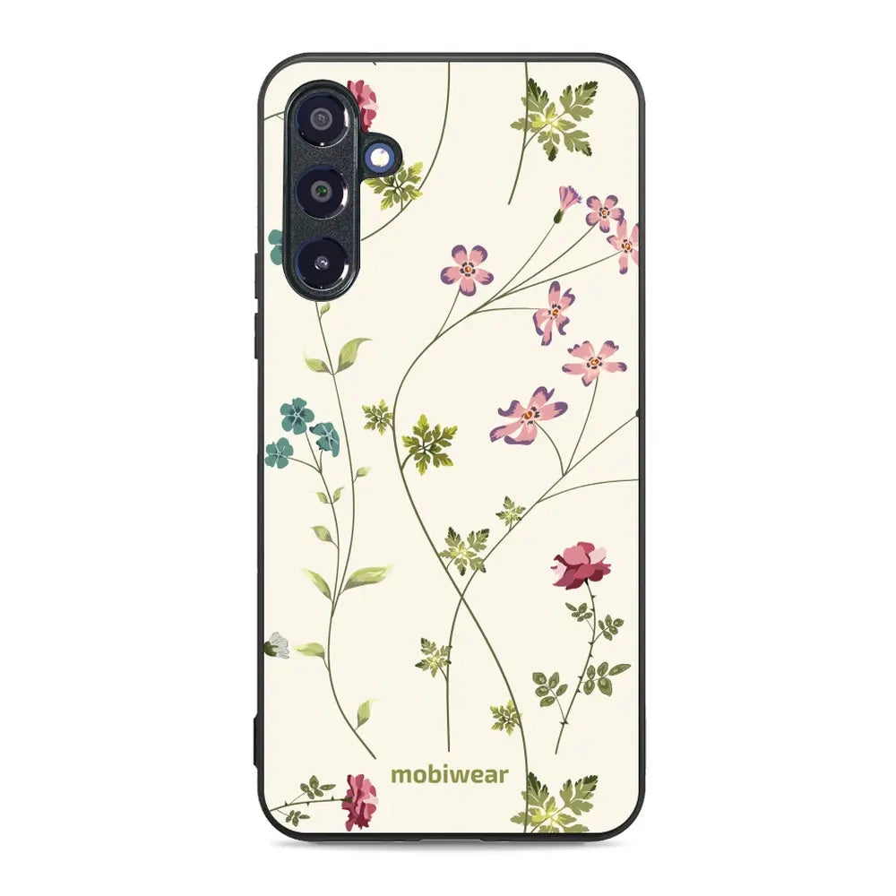 Handyhülle für Galaxy A16 5G, Mobiwear Glossy Case, Idyllische Blüte
