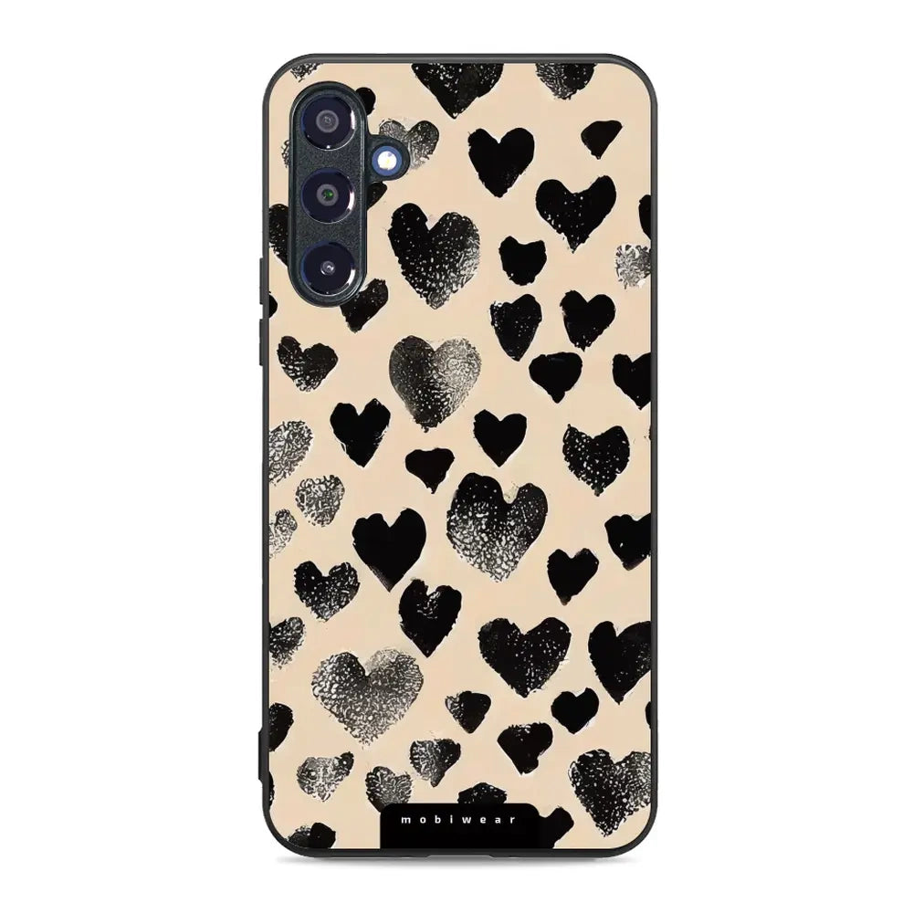 Handyhülle für Galaxy A16 5G, Mobiwear Glossy Case, Beige Liebe