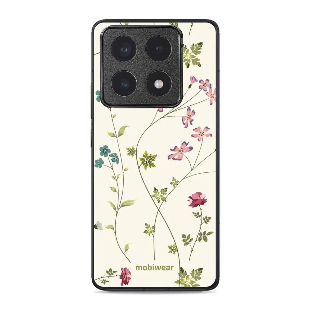 Handyhülle für Xiaomi 14T Pro, Mobiwear Glossy Case, Idyllische Blüte