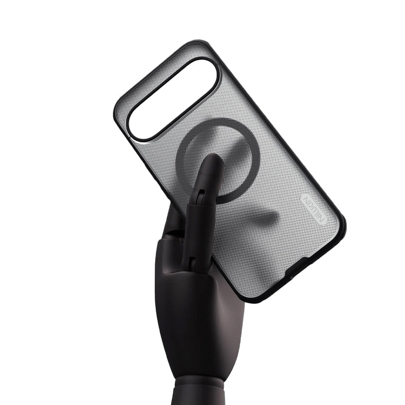 Handyhülle für Google Pixel 11 Pro XL, Nillkin Frosted Shield Pro Magnetic mit MagSafe, Geräuchert mit schwarzem Rahmen (3/12)