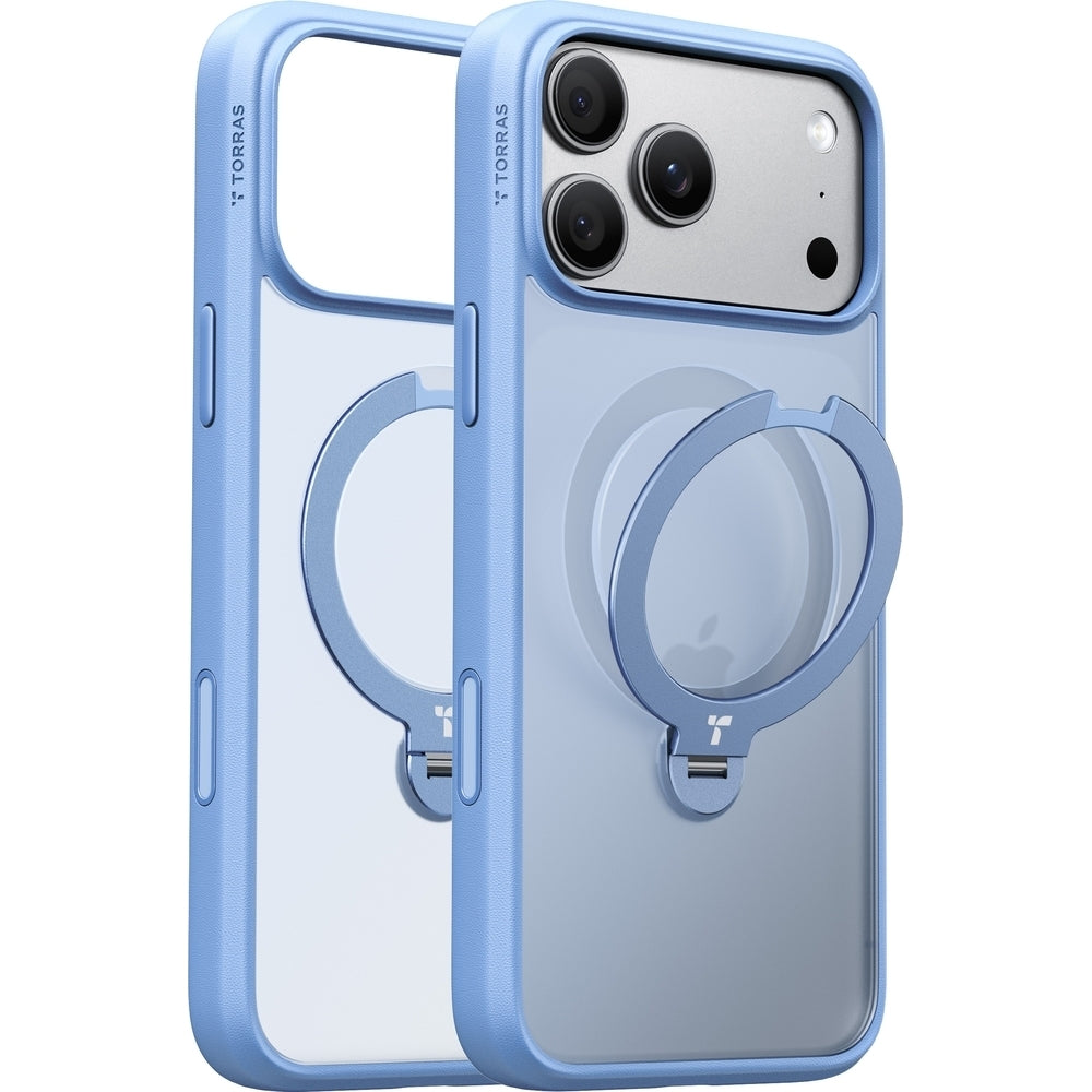 Handyhülle für iPhone 18 Pro Max / 17 Pro Max Torras Ostand Q3 Spin, Blau (3/9)