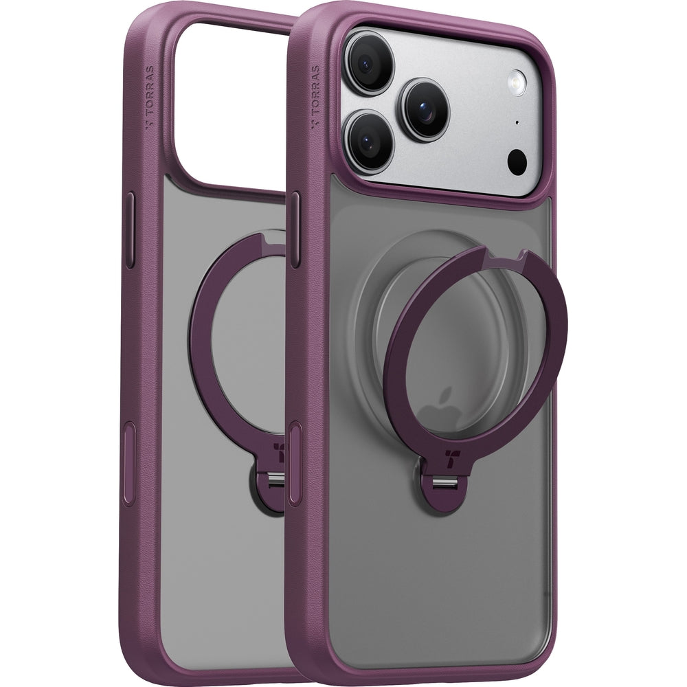 Handyhülle für iPhone 18 Pro Max / 17 Pro Max Torras Ostand Q3 Spin, Violett (3/9)
