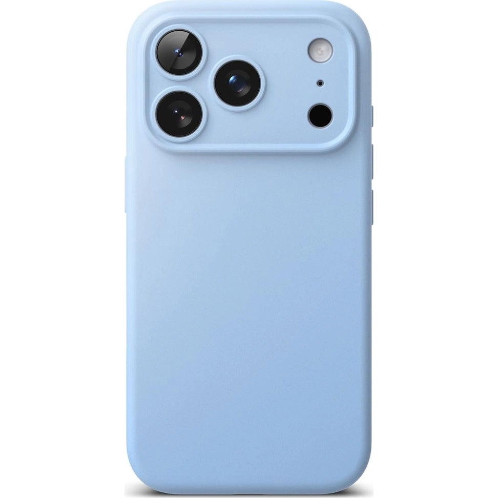 Handyhülle für iPhone 18 Pro, Ringke Silicone CC Magnetic mit MagSafe, Hellblau (3/9)
