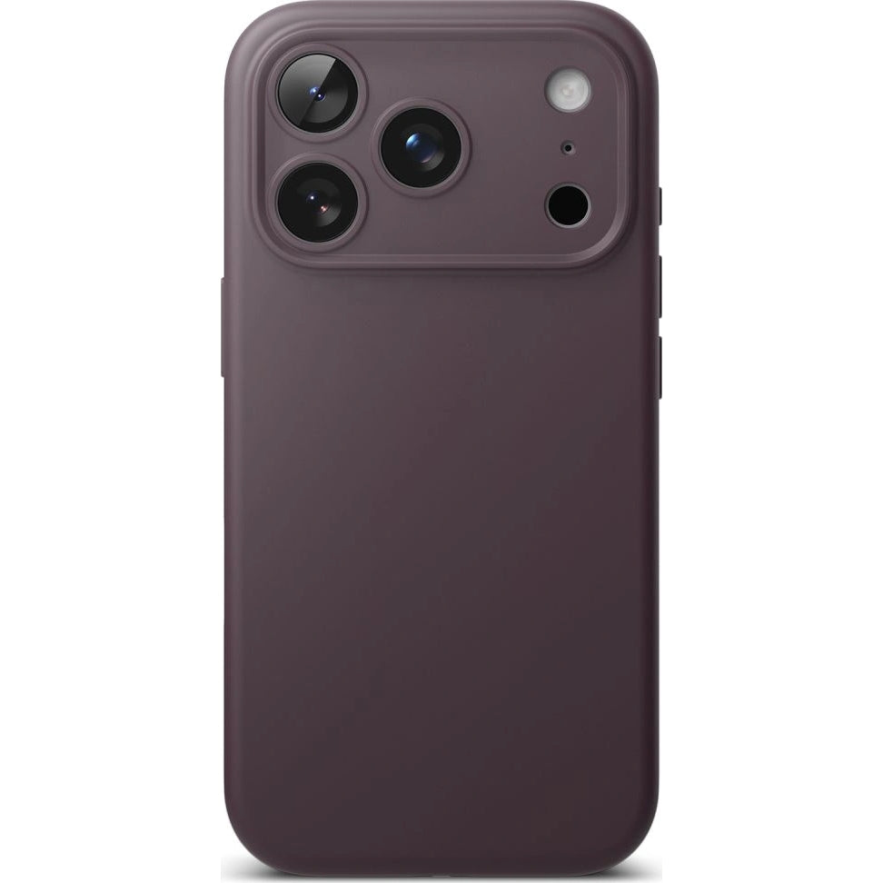 Handyhülle für iPhone 18 Pro Max, Ringke Silicone CC Magnetic mit MagSafe, Burgunderrot (3/9)