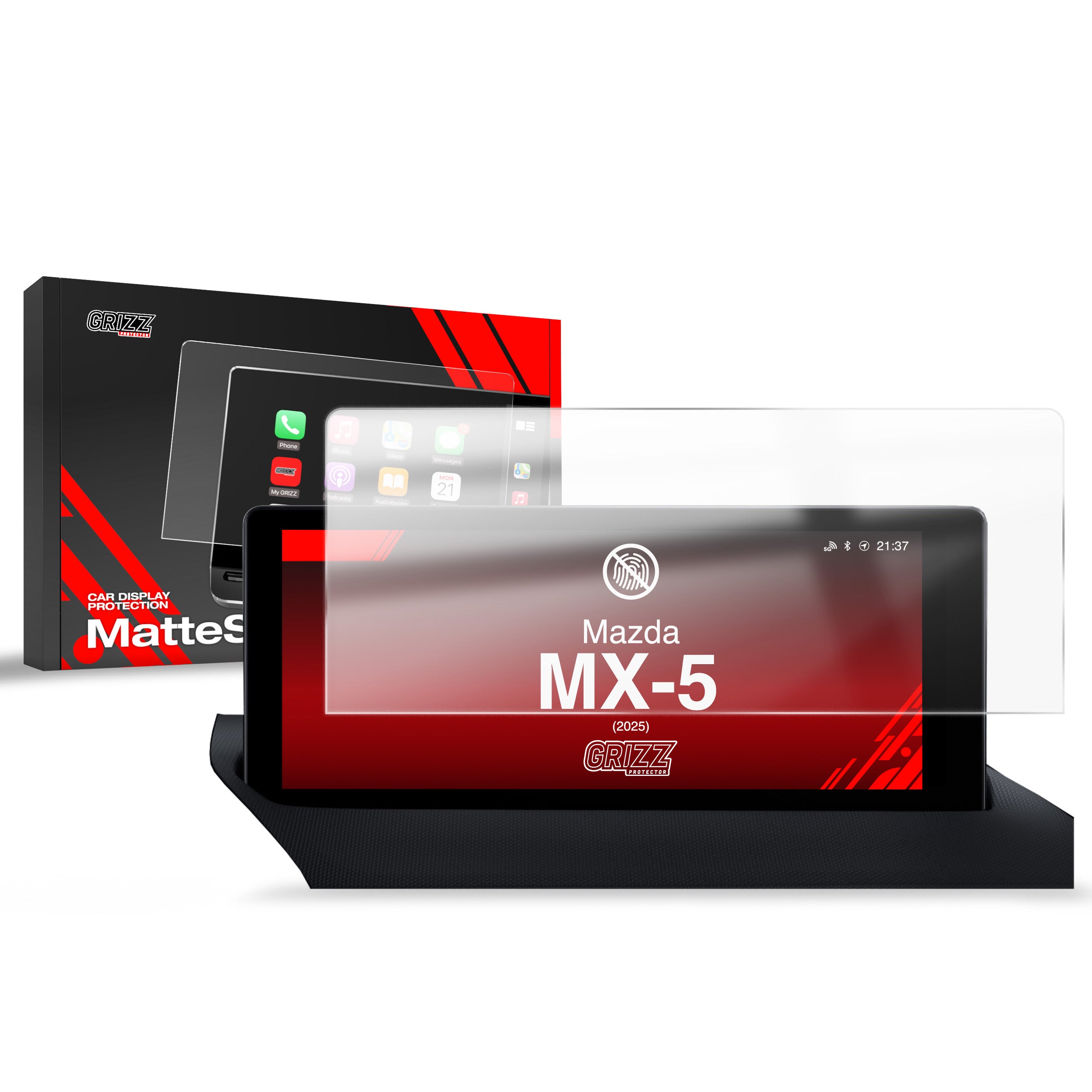 Matte Autodisplayfolie für Mazda MX-5 8,8" (2025-2026), Grizz Protector