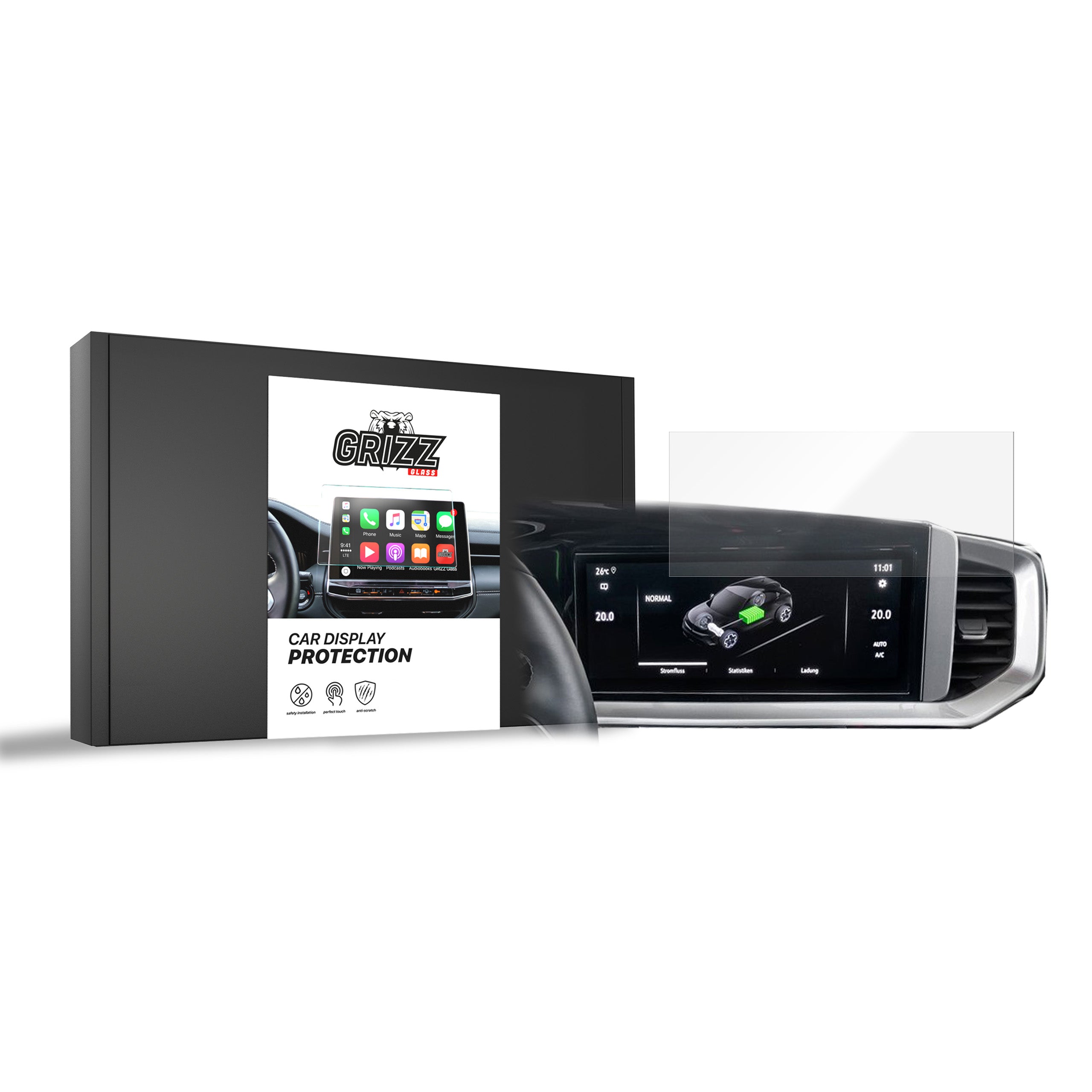 Keramische Autodisplayfolie für Opel Mokka 2 10" (2021-2026), Grizz Protector