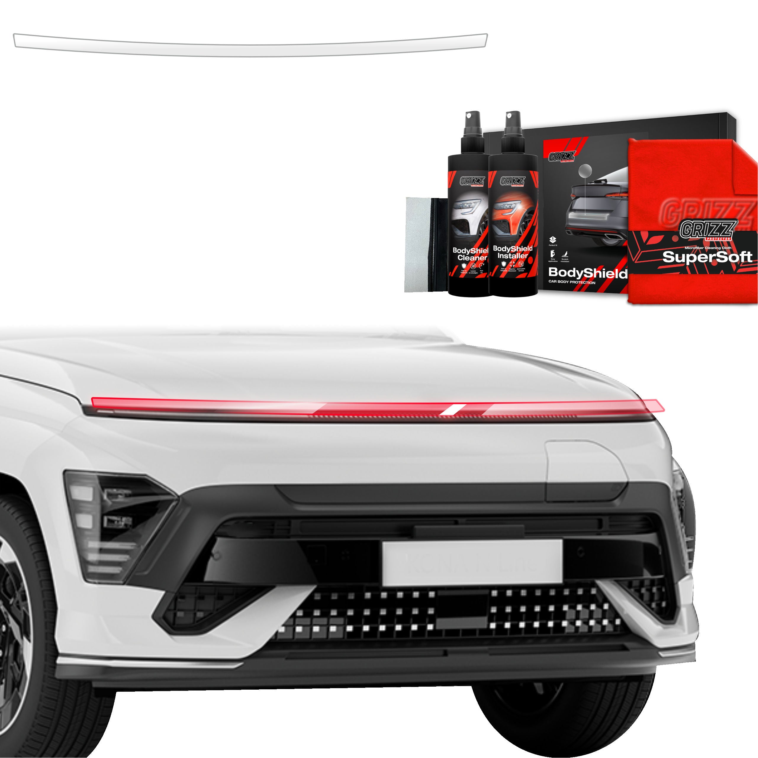 Schutzfolie Grizz Protector für Scheinwerfer - Hyundai Kona N-Line (2023-2026)