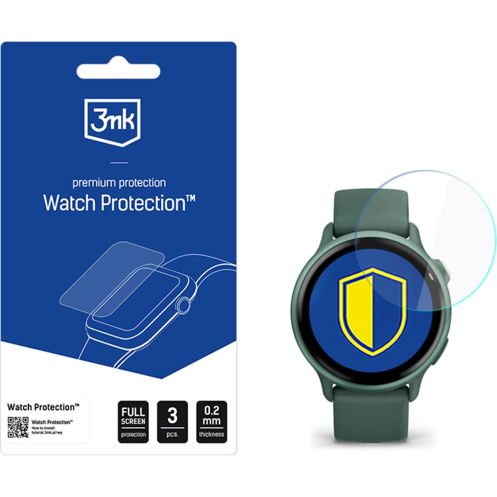 Schutzfolie für Garmin Vivoactive 6, 3mk Watch Protection ARC, 3 Stück