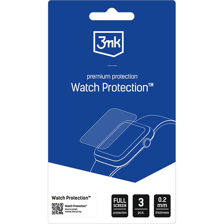 Schutzfolie für Garmin Vivoactive 6, 3mk Watch Protection ARC, 3 Stück