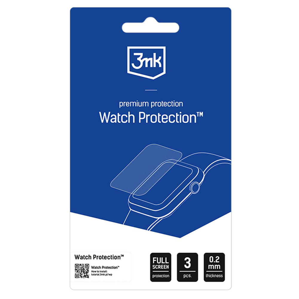 Schutzfolie für Huawei Watch Fit 4, 3mk Watch Protection ARC, 3 Stück