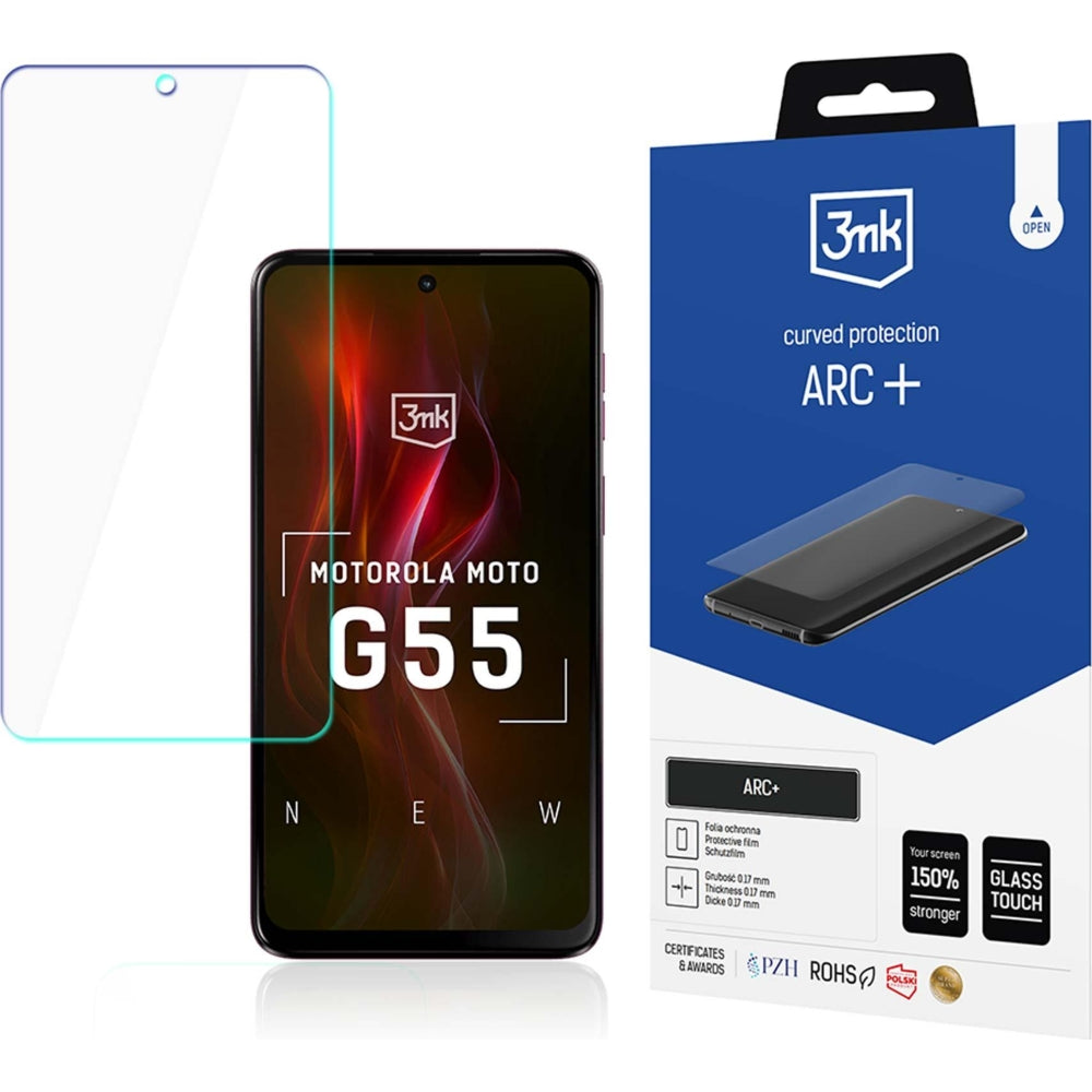 Schutzfolie für Motorola Moto G55 5G, 3mk ARC+