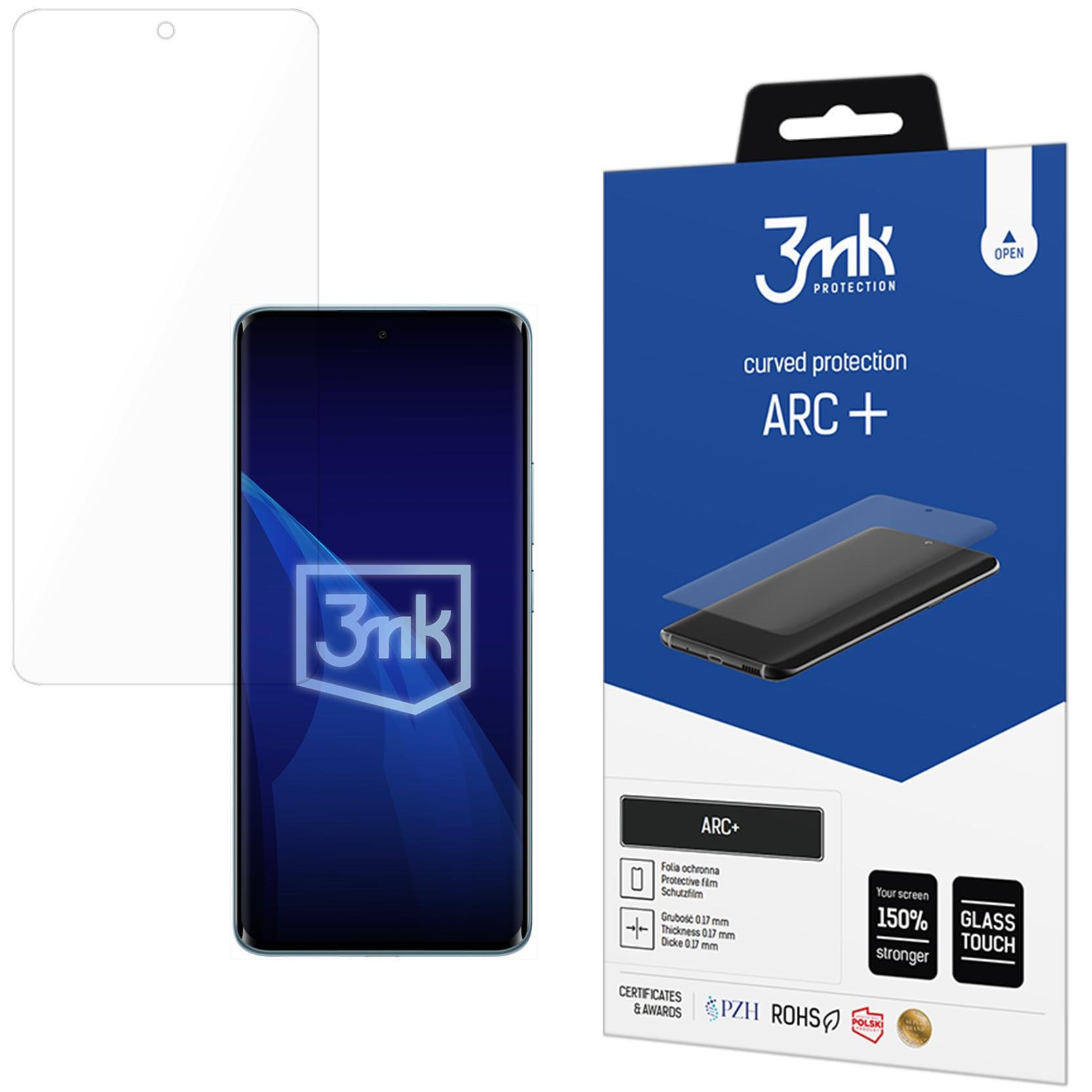 Schutzfolie für Xiaomi Redmi Note 15 4G / 5G, 3mk ARC+