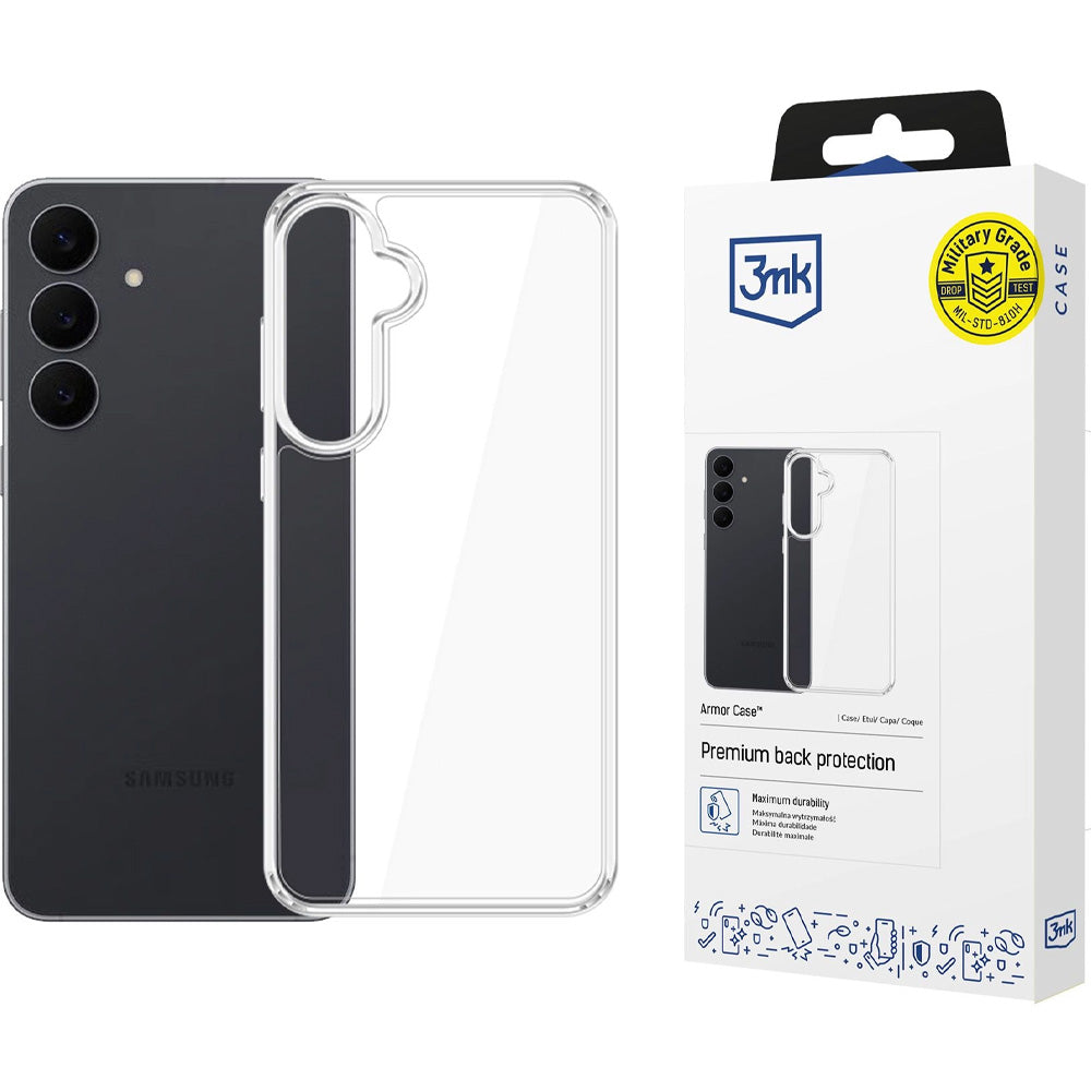 Handyhülle für Galaxy S26 FE, 3mk Armor Case, Transparent (2/8)
