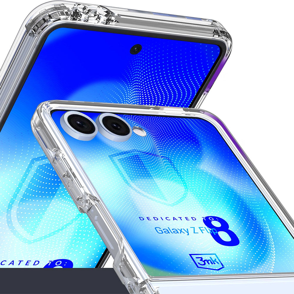 Handyhülle für Galaxy Z Flip8, 3mk Armor Case, Transparent