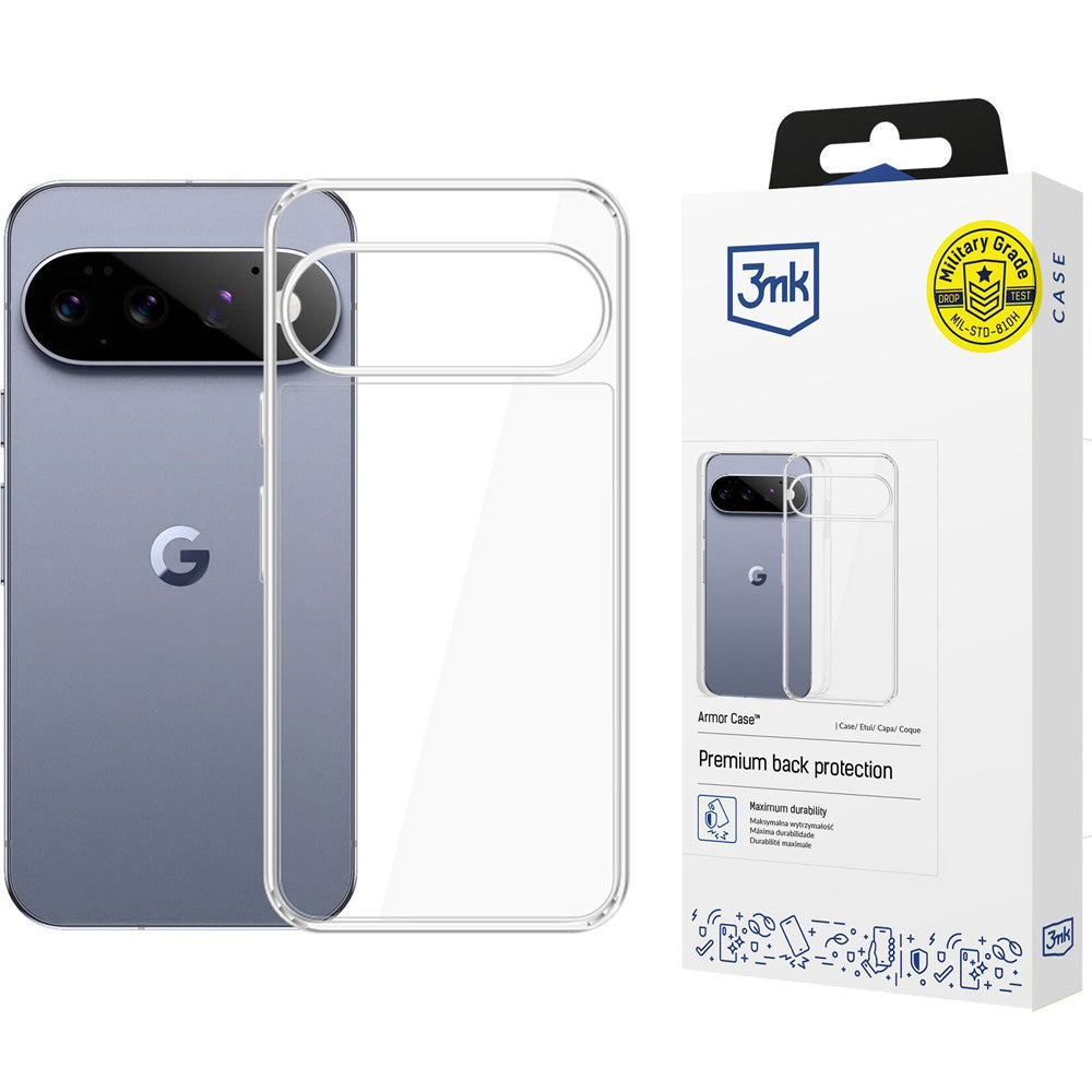 Handyhülle für Google Pixel 11 Pro, 3mk Armor Case, Transparent