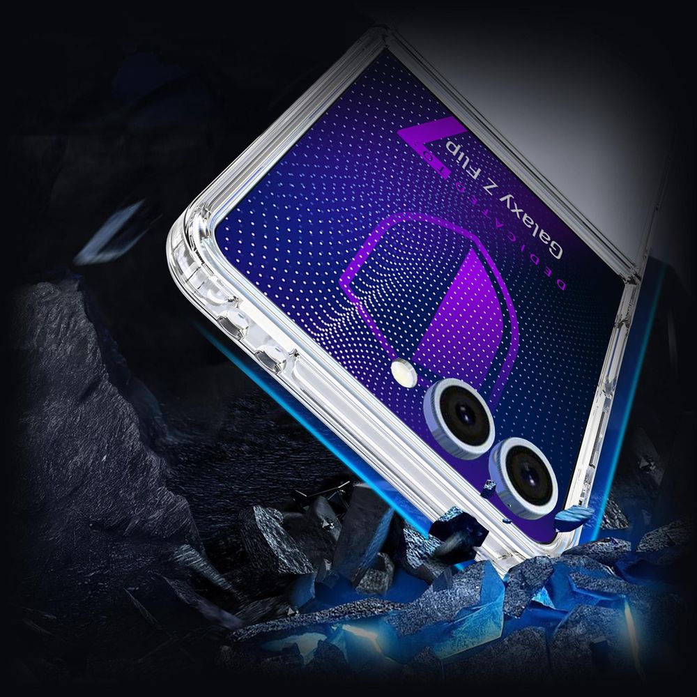 Handyhülle für Galaxy Z Flip7, 3mk Armor Case, Transparent