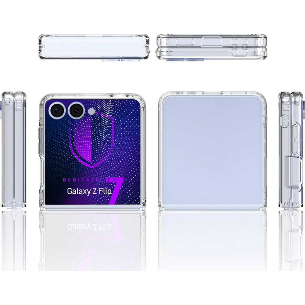 Handyhülle für Galaxy Z Flip7, 3mk Armor Case, Transparent