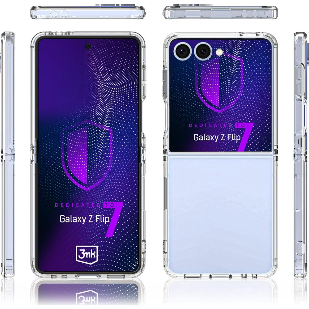 Handyhülle für Galaxy Z Flip7, 3mk Armor Case, Transparent