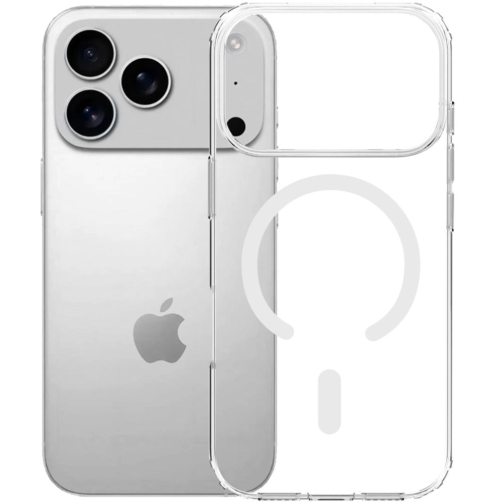Handyhülle für iPhone 18 Pro Max / 17 Pro Max, 3mk Armor MagCase mit MagSafe, Transparent-Weiß (1/13)