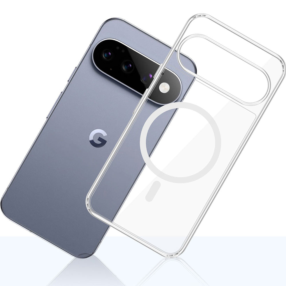 Handyhülle für Google Pixel 11, 3mk Armor MagCase mit MagSafe, Transparent-Weiß
