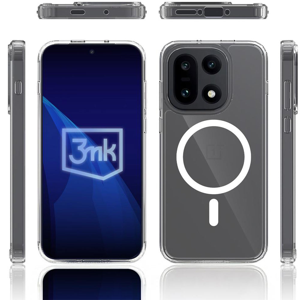 Handyhülle für OnePlus 15, 3mk Armor MagCase mit MagSafe, Transparent