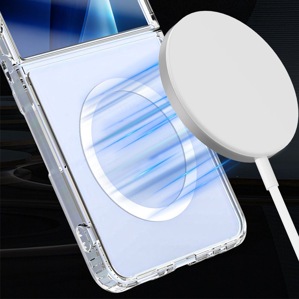 Handyhülle für Galaxy Z Flip7, 3mk Armor MagCase mit MagSafe, Transparent