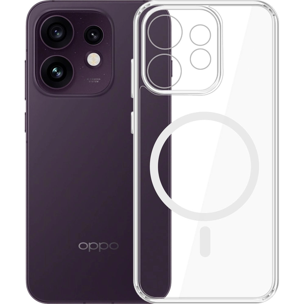 cfür Oppo Reno16 F / Reno16 FS 5G, 3mk Armor MagCase mit MagSafe, Transparent