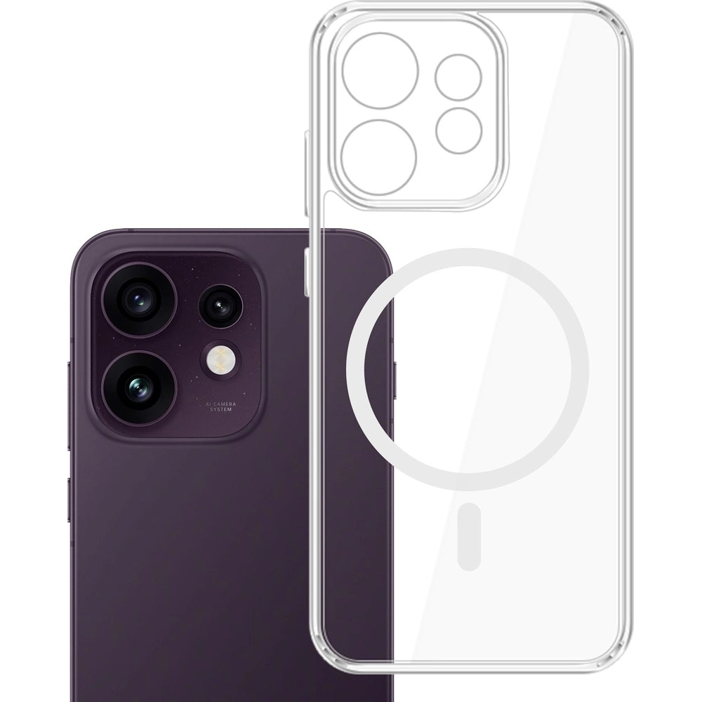 cfür Oppo Reno16 F / Reno16 FS 5G, 3mk Armor MagCase mit MagSafe, Transparent